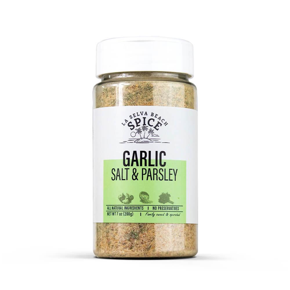 Garlic Salt with Parsley – La Selva Beach Spice